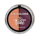 LA Colors Duo Tone Eyeshadow - Allure features 16 shades for versatile eye looks, with a mirror and dual-ended applicator included.