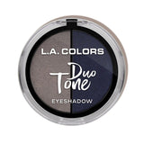 LA Colors Duo Tone Eyeshadow in Night Sky featuring 16 vibrant shades, mirror, and dual-ended applicator for versatile looks.