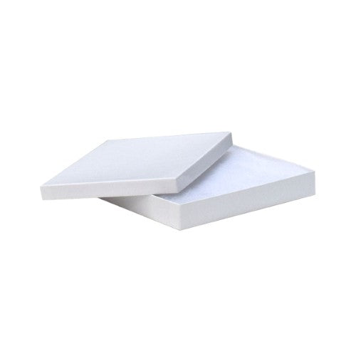 White cotton fill gift boxes, 140x178x25mm, 50 per carton, ideal for elegant gift packaging for all occasions.