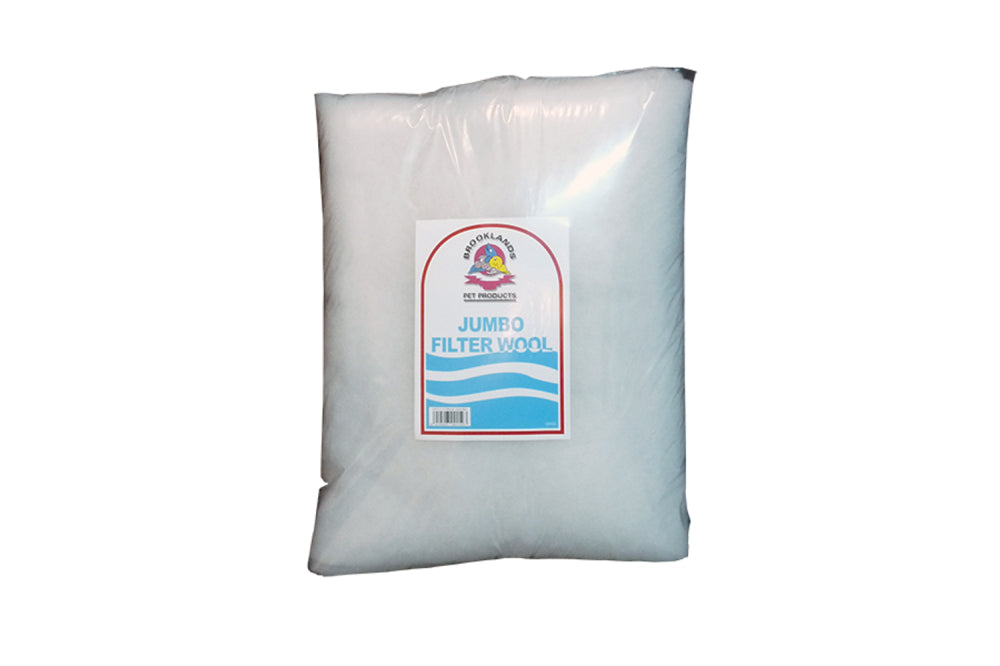 Brooklands Wunder Filter Wool Jumbo - 200g, an effective filtration solution ensuring crystal-clear aquarium water and easy maintenance.