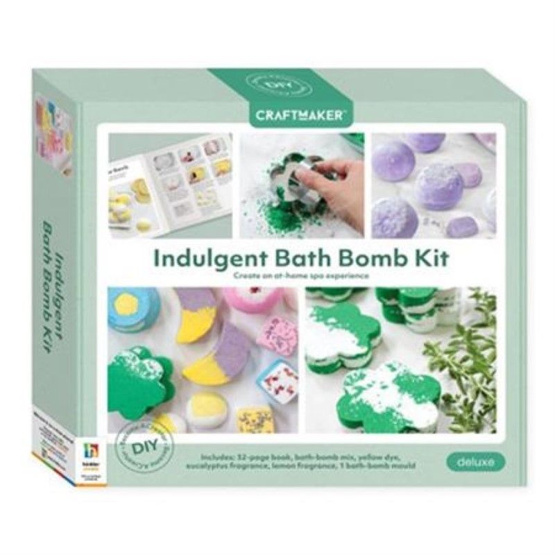 DIY bath bomb kit featuring natural ingredients for creating fizzy bath bombs and invigorating shower steamers at home.