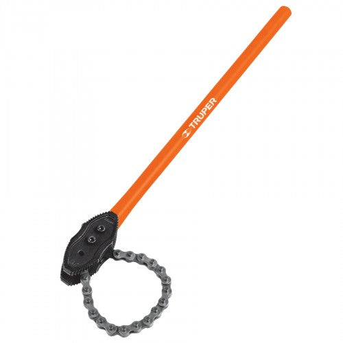 CHAIN PIPE WRENCH - Truper 63mm CAP  70cm Handle