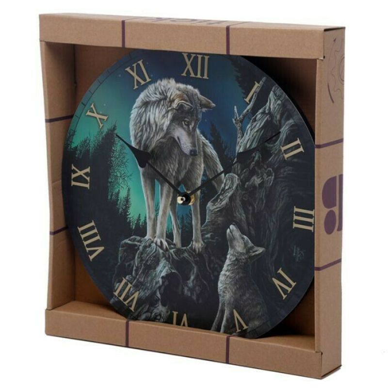 Lisa Parker Guidance Picture Clock featuring mystical artwork, perfect for home decor and inspiring tranquility.