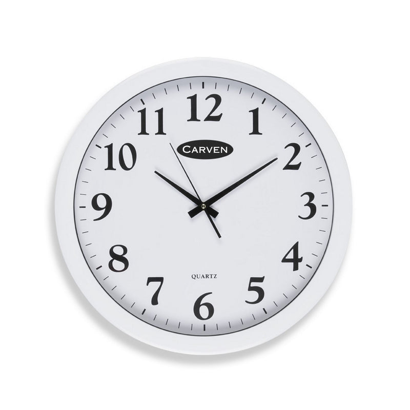 Carven Clock 450mm White
