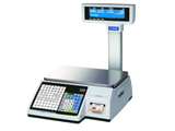 CAS CL5200 Retail Scale Label Printing Scale with fast label printing, 3-30 kg capacity, user-friendly features, and networking.