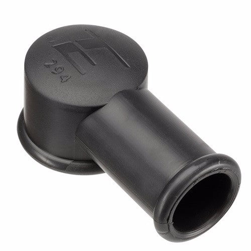 Rubber lug covers in black from PROJECTA, designed to insulate battery lugs and prevent short circuits, pack of 10.