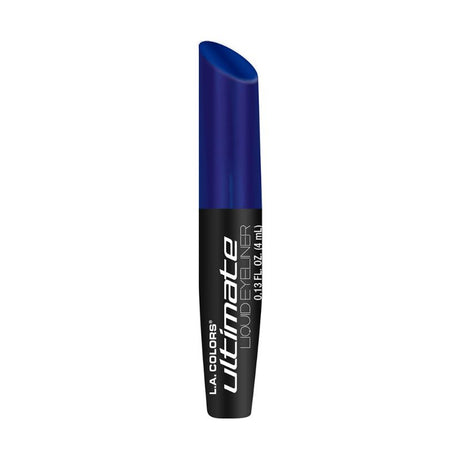 Precision black liquid eyeliner with tapered brush for custom lines, perfect for touch-ups and versatile looks.