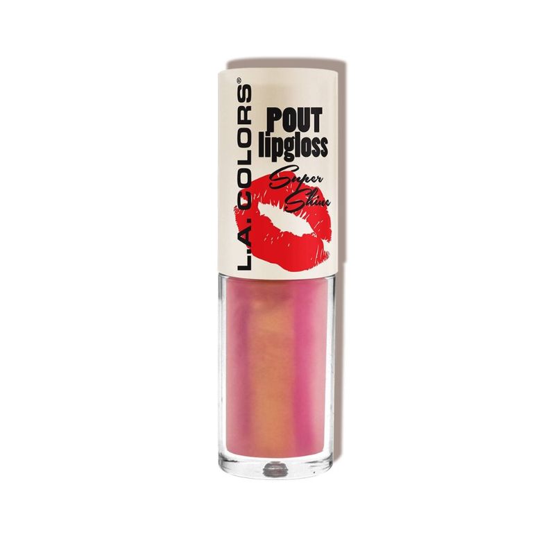 Shiny, moisturizing lip gloss with shimmer for vibrant, luscious lips; perfect for any occasion.