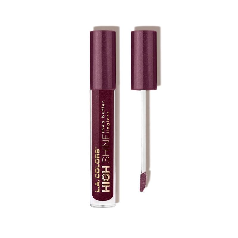 LA Colors High Shine Lipgloss in Lavish, featuring vibrant color, high shine, and a nourishing formula for soft, luscious lips.