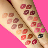 LA Colors Pout Chaser Lipstick in Rum Raisin, a creamy satin finish shade, infused with Aloe and Vitamin E for hydration.