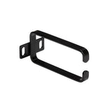 "1U vertical server rack D-ring hook for organized cable management and airflow, made from durable steel, 1.8x3.9in."