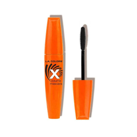 LA Colors X Volume Extreme Black Mascara features an extra large brush for bold, voluminous, and defined lashes.