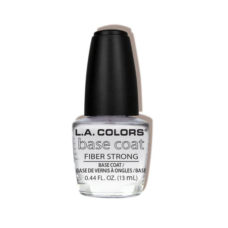 LA Colors Nail Treatment Base Coat enhances nail health while preventing staining, perfect for a flawless manicure.