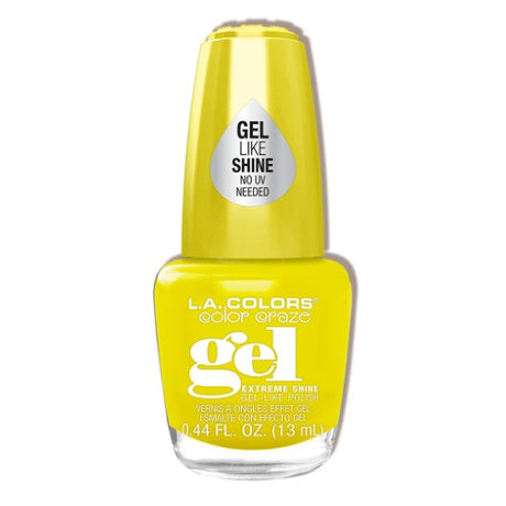 Vibrant LA Colors Shine Hooray Gel Nail Polish offering high-shine, chip-resistant color without a UV lamp.