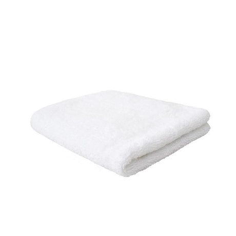 Bambury Chateau white cotton hand towel, 40cm x 70cm, soft, absorbent, and durable for everyday luxury and functionality.