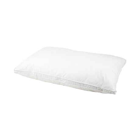 Micro Down Pillow - Chateau (King) with soft cotton cover, elegant satin piping, and plush polyester fill for ultimate comfort.