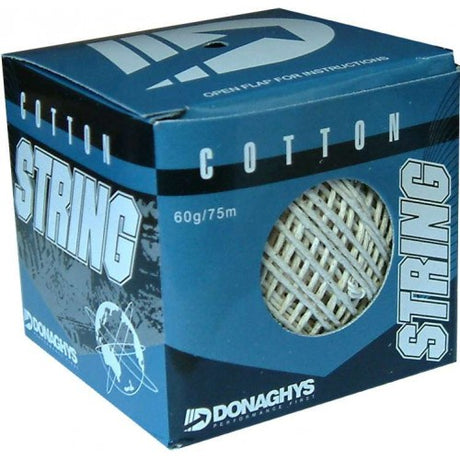 White Cotton String - 60gm ball, biodegradable, ideal for crafting, tying, wrapping, and everyday household tasks.