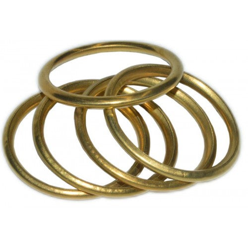 Elegant Hipkiss brass curtain rings (200, 28mm) for durable and chic window treatments; perfect for any decor.