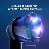 Replacement brush heads for Oral-B iO, featuring dual-length bristles and gentle micro-vibrations for effective cleaning.