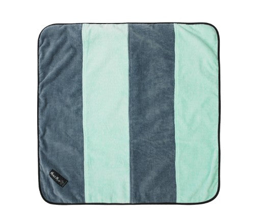 Play N’ Change Mats in Mint and Grey, versatile 72cm cotton mat with water-resistant backing for safe, stylish diaper changes.