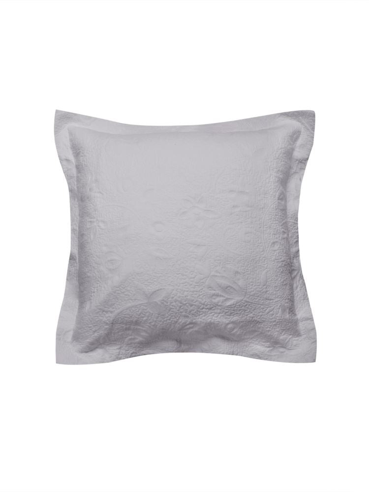 European Chantel Pillowcase -  Grey