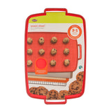 Medium Chef'n Sweet Sheet 3-in-1 Baking Sheet with silicone mat, metal frame, handles, and grid for baking and cooling.