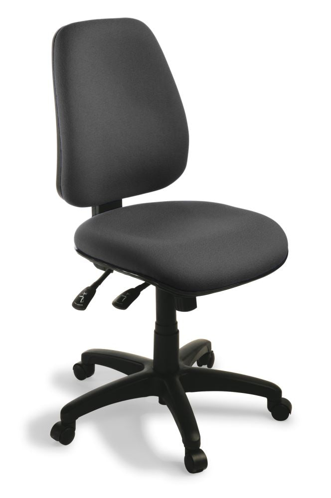 Ergonomic Chorus Office Chair in Graphite, featuring lumbar support, adjustable height, and high-comfort upholstery for productivity.
