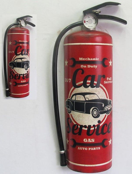 Bright red 48cm fire hydrant replica, ideal for pet training and decoration in gardens or car service areas.