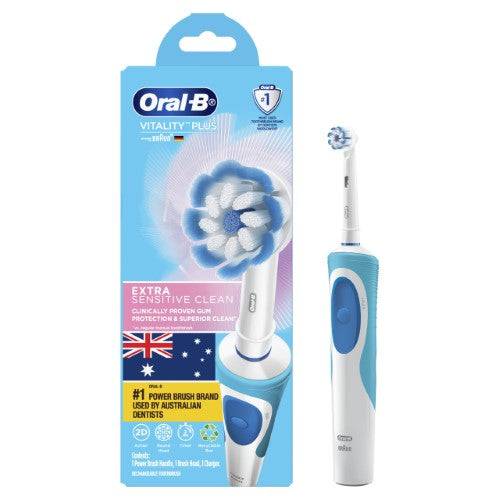 Electric toothbrush with UltraThin bristles for gentle cleaning, ideal for sensitive teeth and improved gum health.