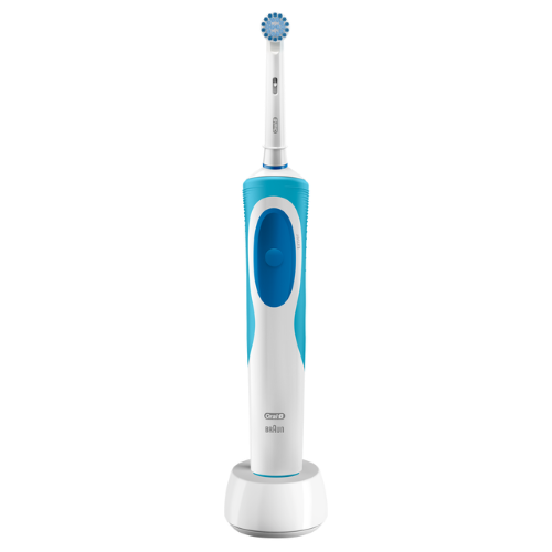 Electric toothbrush with UltraThin bristles for gentle cleaning, designed for sensitive teeth and optimal gum health.