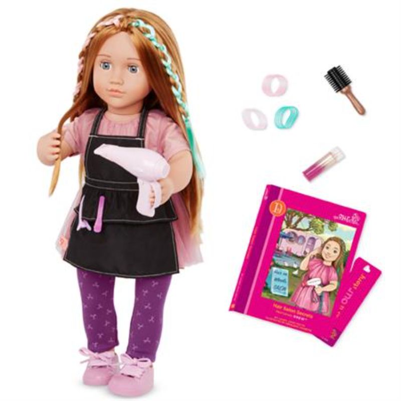 Our Generation Deluxe Poseable Doll w Book - Drew (18")
