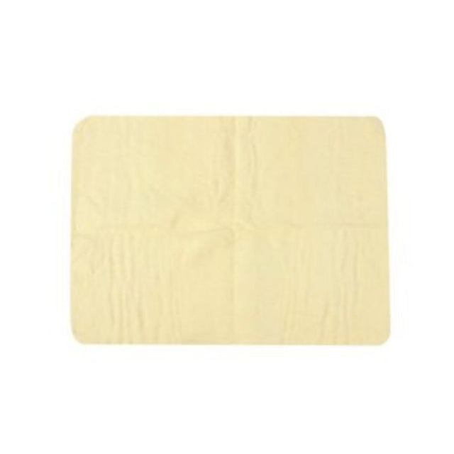 High-quality 5x7" DAS Natural Chamois Skin for streak-free cleaning on delicate surfaces like glass and cars.