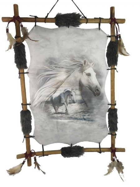 Dream Catcher White Horse 56x41