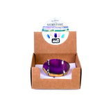 Assorted Gemstone Rainbow Agate Filigree Rings with silver band, showcasing unique color patterns for healing and style.