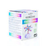 Large mixed gemstone tree (9cm) crafted from amethyst, rose quartz, and other crystals on a geode base, ideal for decor.