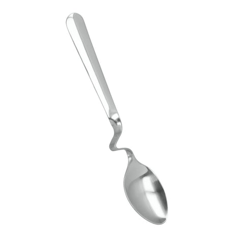 Stainless steel honey spoon designed for mess-free dispensing, perfect for sweetening teas and elegant kitchen use.