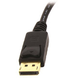 Compact DisplayPort to DVI adapter for connecting DVI monitors to DisplayPort devices, supporting up to 1080p resolution.