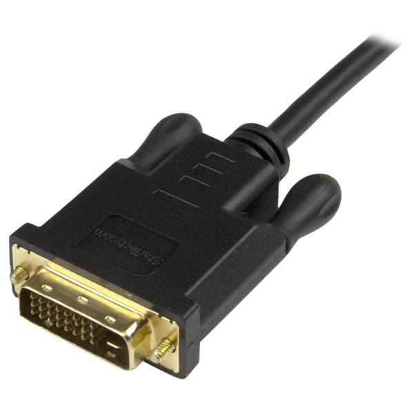 DisplayPort to DVI Converter Cable (3ft) connects DP devices to DVI monitors, supporting resolutions up to 1920x1200.