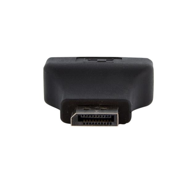 DisplayPort DVI Adapter Converter connecting DVI-D monitor to DisplayPort source for resolutions up to 1920x1200.