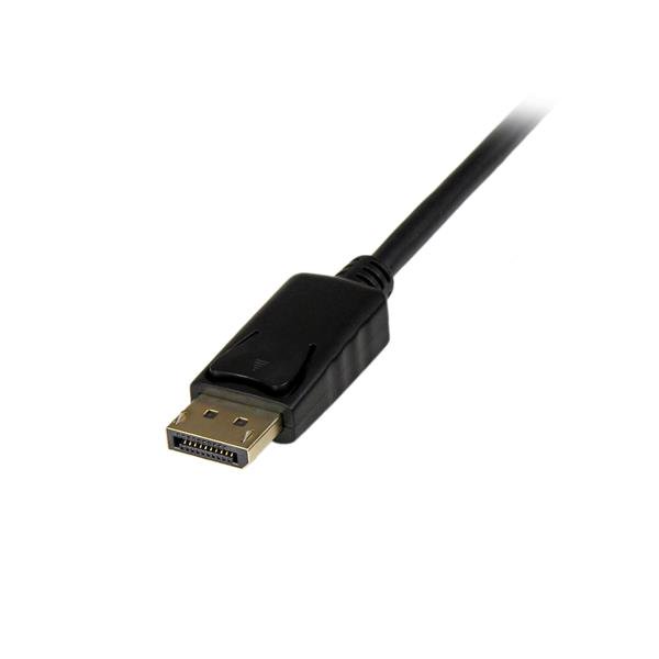 6ft DP to DVI converter cable for connecting DisplayPort devices to DVI monitors, supports 1920x1200 resolution.