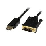 6ft DP to DVI Converter Cable enabling seamless connection from DisplayPort devices to DVI monitors or projectors with high-quality video.