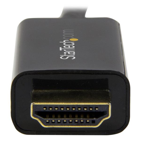 DisplayPort to HDMI converter cable, 3 ft long, supports 4K resolution for seamless connections to TVs and projectors.