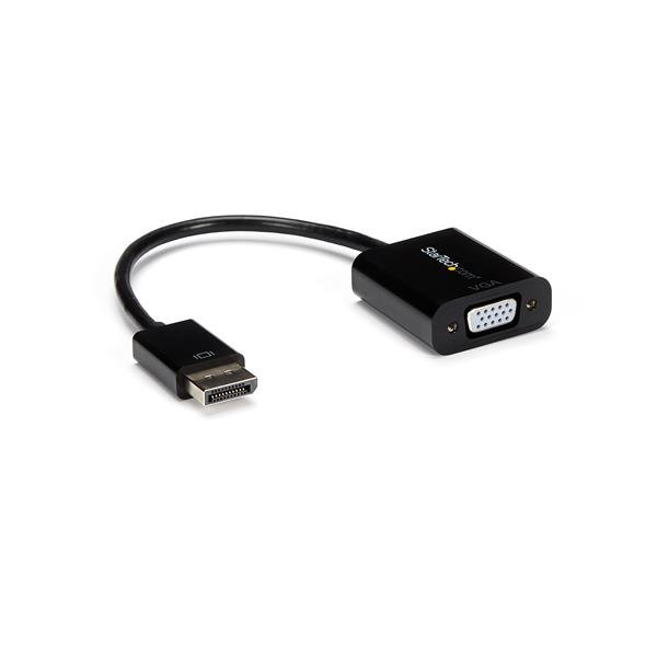 DisplayPort to VGA Adapter 5 Pack, supports 1920x1200 resolution, plug-and-play design for seamless connectivity.