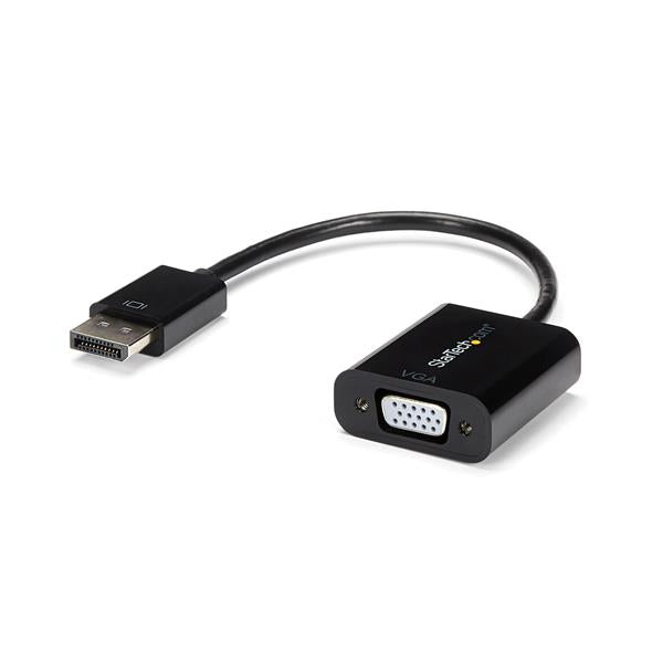 DisplayPort to VGA adapter converter enables connection to VGA monitors, supporting resolutions up to 1920x1200 for crisp visuals.