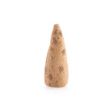 Backflow incense cones in Nag Champa, perfect for meditation and aromatherapy with a soothing cascade of smoke.