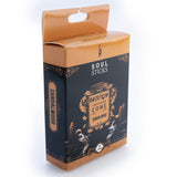 Backflow incense cones in sandalwood, designed for calming aromatherapy and mesmerizing smoke cascades.