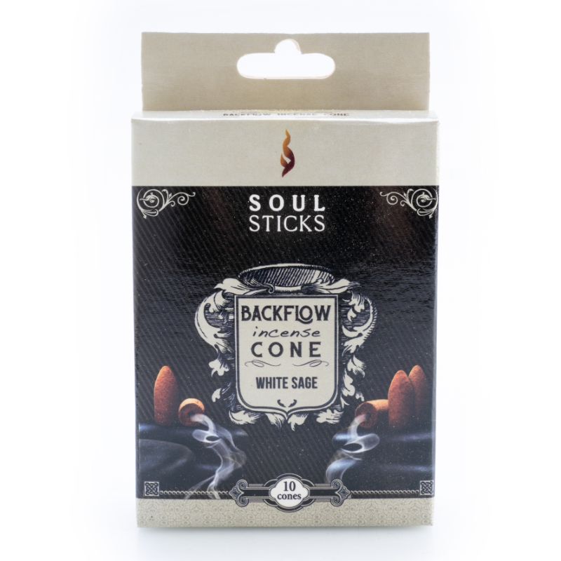 Backflow Incense Cone - Soul Sticks White Sage (12 Packs)
