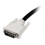 1m DVI-D Dual Link Cable (M/M) for high-resolution digital connections, supporting 2560x1600 at 9.9 Gbits/sec. Durable design.