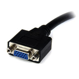 DVI to VGA adapter, 20cm long, connects DVI-I Male to VGA Female for high-quality video transfer and display compatibility.