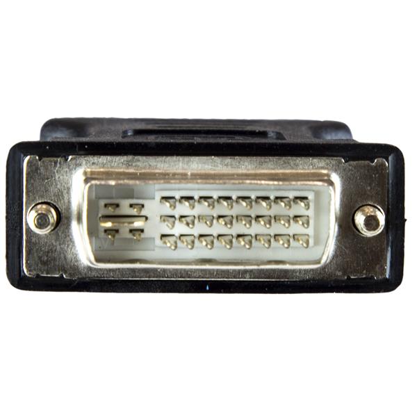 DVI to VGA cable adapter for connecting DVI-I male to VGA female, ensuring clear video output for various devices.